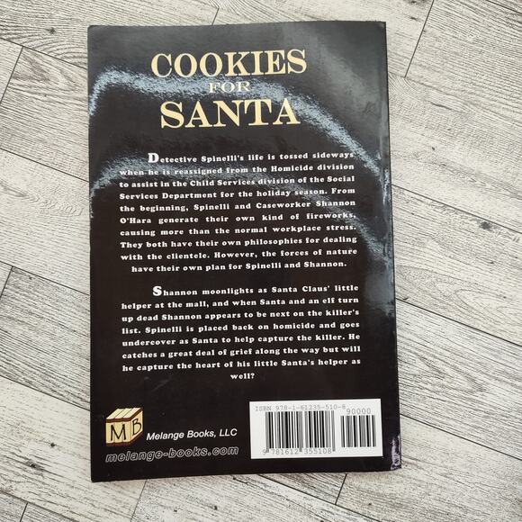 Cookies for Santa by Valerie J Clarizio SIGNED Murder Mystery Romance Fiction - Picture 3 of 12